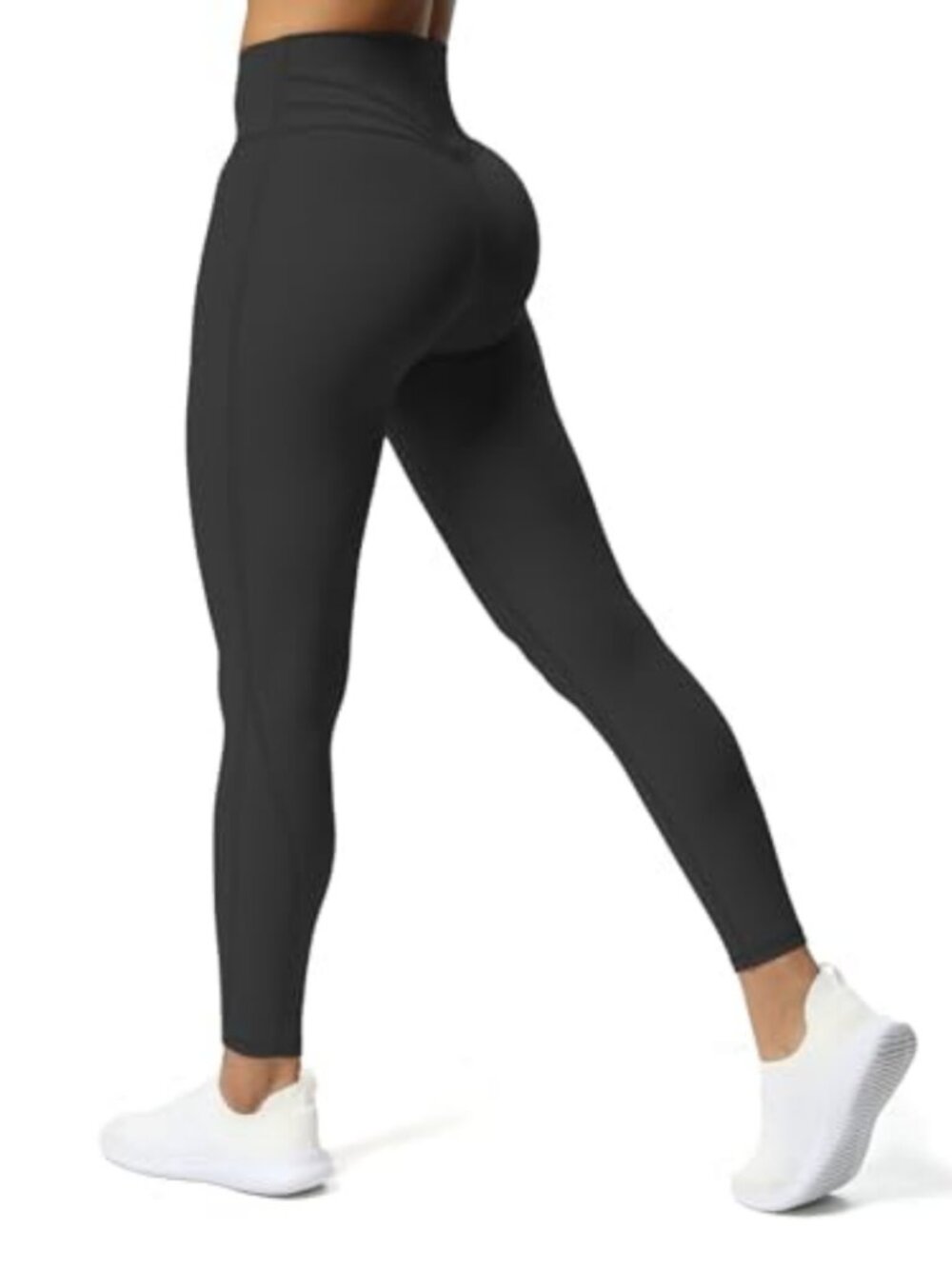 Women's High Waisted Yoga Leggings, Buttery Soft Nylon Spandex, Tummy Control,